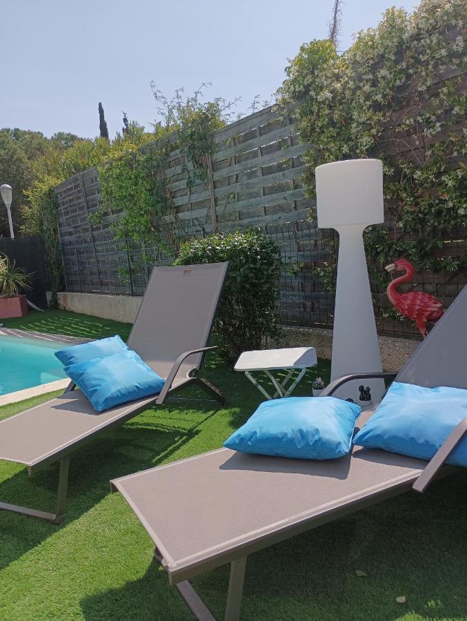 Mimilou Mont St Loup Piscine Privee Apartment Агде Екстериор снимка